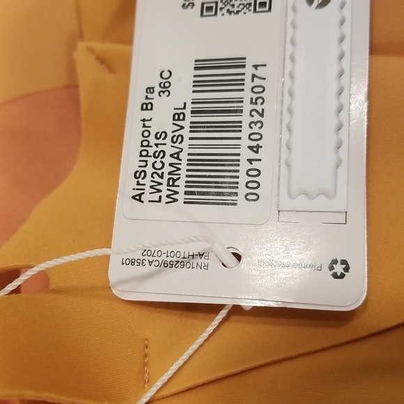 💕LULULEMON💕 Airsupport Bra ~ High Support Sports Bra Warm Apricot 36C NWT - Picture 6 of 14